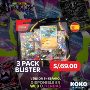 Pokemon TCG Pitch Black - 3 Pack Blister Español