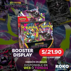 Pokemon TCG Pitch Black - Booster Pack Inglés 1 Unid (Entregas disponibles desde el 20 de Julio) ¡Reserva el tuyo ya!