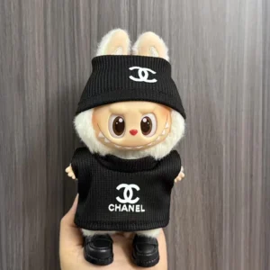 Ropa Labubu Polo Vincha Negro Chanel