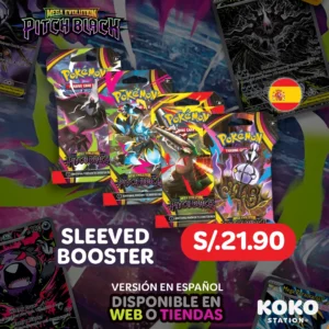 Pokemon TCG Pitch Black - Sleeved Booster Pack Español 1 Unid