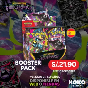 Pokemon TCG Pitch Black - Booster Pack Español 1 Unid