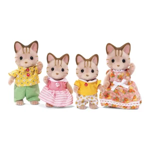 Sylvanian Families Calico Critters – Familia Gato de Rayas