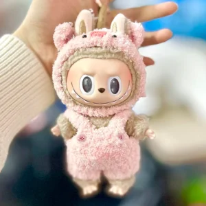 Ropa para Labubu Conjunto Overol Cerdito