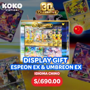 30th Anniversary Collection Display Espeon EX Umbreon EX - Idioma Chino  (PRE VENTA)