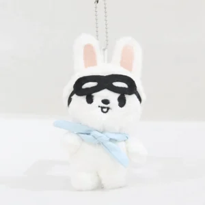Llavero Peluche Stray kids con Antifaz Conejo (Lee Know)