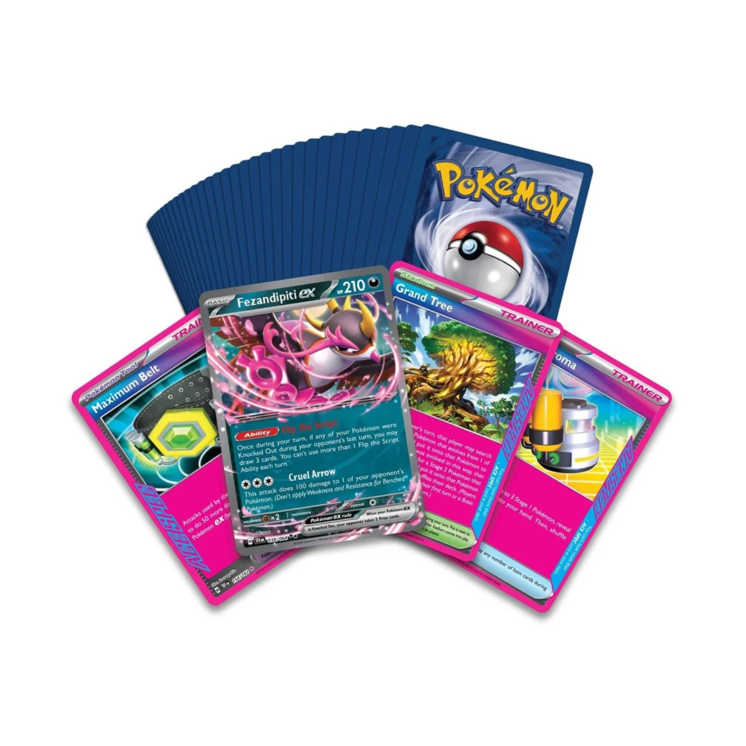 TCG Pokemon Kit para entrenadores Fezandipiti Ex - Español - Imagen 4
