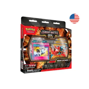 TCG Pokemon Mega Battle Deck Mega Lucario Ex - Ingles