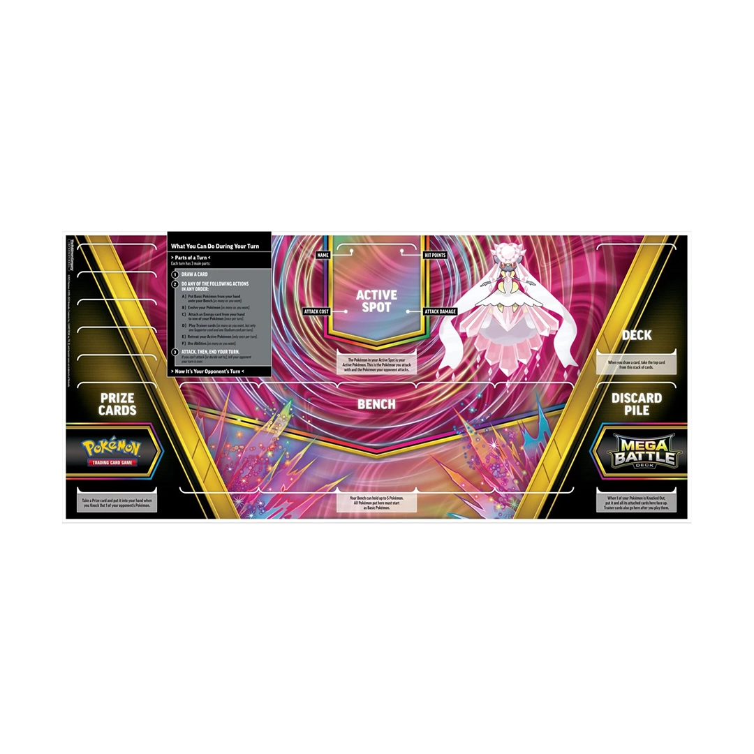 TCG Pokemon Mega Battle Deck Mega Diancie Ex - Español - Imagen 5