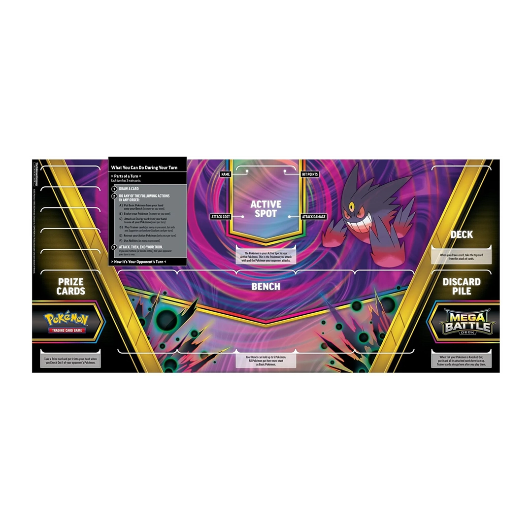 TCG Pokemon Mega Battle Deck Mega Gengar Ex - Español - Imagen 5