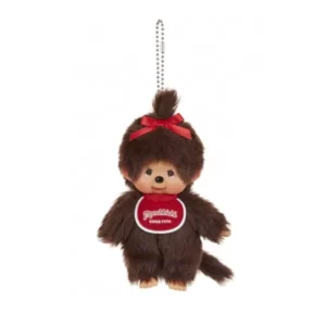 Peluche Monchhichi Plush dolls clasico brown sekiguchi Monita