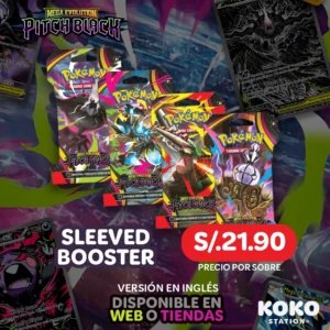 Pokemon TCG Pitch Black - Sleeved Booster Pack Inglés 1 Unid (Entregas disponibles desde el 20 de Julio) ¡Reserva el tuyo ya!