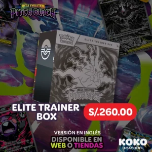 Pokemon TCG Pitch Black – Elite Trainer Box Inglés (Entregas disponibles desde el 20 de Julio) ¡Reserva el tuyo ya!