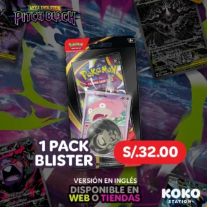 Pokemon TCG Pitch Black - 1 Pack Blister Inglés (Entregas disponibles desde el 20 de Julio) ¡Reserva el tuyo ya!