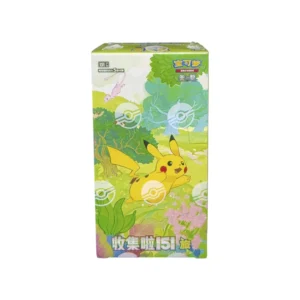 Booster Box Pikachu Collect 151 Journey 15 Packs of 5 Cards Ver. China