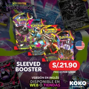 Pokemon TCG Pitch Black - Sleeved Booster Pack Inglés 1 Unid