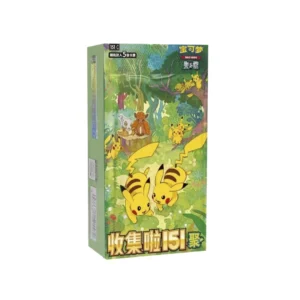 Booster Box Pikachu Duo Collect 151 Journey 15 Packs of 5 Cards - Versión China